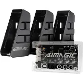 Simagic S436 Haptik-feedbackselectievakje USB-B PC Zwart, Transparant