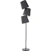 Beliani RIO GRANDE - Staande lamp - Zwart - Metaal