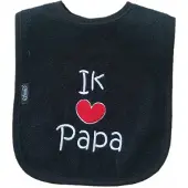 Funnies Zwarte slab met "Ik hou van papa"