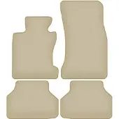 Premium beige vloermatten voor: BMW 5 E60 xDrive 2003-2010