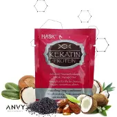 Hask Conditioner Keratin Smoothing Deep Conditioner Packet - Collageen boost - Versterkt haar - Vrij van parabenen
