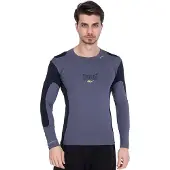 Everlast Rash Guard Shirt met lange mouwen Grijs/zwart S