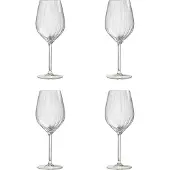 Royal Leerdam Plisse wijnglas (set van 4)
