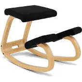 Varier Stokke Variable balans kniestoel Zwart/Lichtbruin Tonal