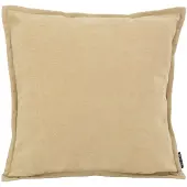 NOVÉE Sierkussen chenille piped beige | 45 x 45 cm | polyester