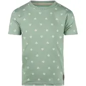 Koko Noko T-shirt groen Jongens Stretchkatoen Ronde hals All over print - maat 122