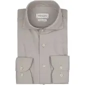 Profuomo Overhemd 'Japanese Knitted' beige