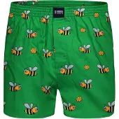 Happy Shorts Boxershorts ' Motive ' blauw / donkerblauw / groen