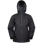 Mountain Warehouse Kinderen/Kinderen Torrent waterdichte jas met getapete naad (Zwart)