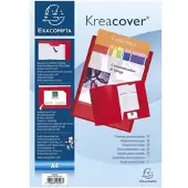 Exacompta 30x KreacoverPersonaliseerbare Presentatiemap - soepele PP - A4 - Rood - 43503E