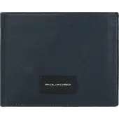 Piquadro Harper Portemonnee RFID Leer 11 cm blauw