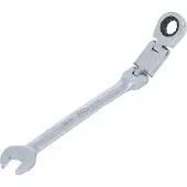 Bgs Dubbelgekoppelde ratelring steeksleutel buigbaar SW 14 mm