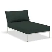 Houe Loungeset Level 2 Chaiselong Frame Muted White Cushion Alpine