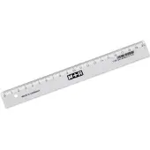 M&R Liniaal M+R 1120 200mm plastic transparant - 10 stuks