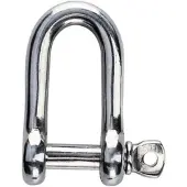PLASTIMO D Forged Shackle Zilver 12 mm