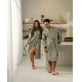 Kayori Badjas Geisha Wafel Donkergroen-XL
