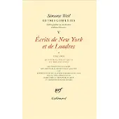 Gallimard Œuvres complètes - Simone Weil