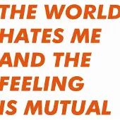 Import The World Hates Me And The Feeling Is Mutual Edition Limitée