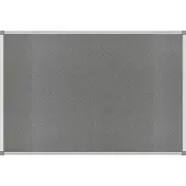 MAUL standard prikbord, textiel, 900 x 1800 mm, grijs