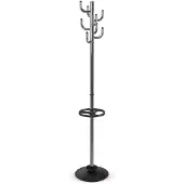 MAUL Staande kapstok 9402596 MAULpolaris chrome Aantal haken: 8 (Ø x h) 36 mm x 177 mm Chroom, Lichtzilver 1 stuk(s)