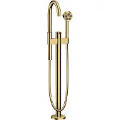 Hansgrohe One - Staande badkraan, met accessoires, EcoSmart, afwerking gepolijst goud 48440990