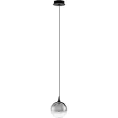 Nova Luce Hanglamp Orenda enkel smoke glas