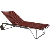 Houe Ligbed Click Adjustable Chaise Longue Paprika