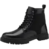 OMBRE Veterboots 'Fobo-0174' zwart