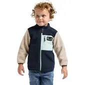 Didriksons Anten, fleecejack, junior, donkerblauw