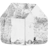 Kosta Boda Kosta huis Transparant, 7,5 cm