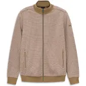 Bugatti Sweatvest camel / wit