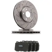 RIDEX 3405B2573 Remschijven en blokken