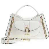 GUESS Schoudertas 'Sac Bandoulière Cordelia Logo Luxury White' wit