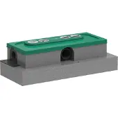 Hansgrohe uBox Flat installatieset voor douchegoten voor Raindrain Flex