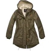 Brandit Tussenparka karamel / olijfgroen