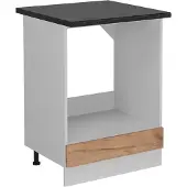 Vicco R-Line Ovenombouwkast – 60 cm WB Antraciet Krachtige eik goud