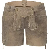 Spieth & Wensky Klederdracht broek 'Barbie' lichtbeige / donkerbeige