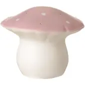 Heico lamp paddenstoel 26x20 cm vintage roze