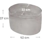 Roba Hocker met bergruimte Lil Sofa