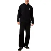 s.Oliver Sweatshirt zwart / wit