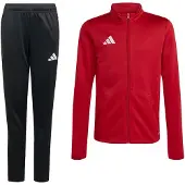 Adidas Entrada 26 Trainingspak Full-Zip Kids Rood Zwart