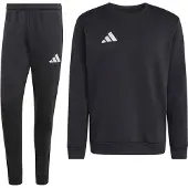 Adidas Entrada 26 Crew Sweater Joggingpak Zwart Wit