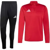 Adidas Entrada 26 Trainingspak 1/4-Zip Rood Zwart