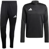 Adidas Entrada 26 Trainingspak 1/4-Zip Zwart Wit
