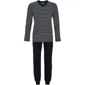 Ringella Katoenen heren pyjama strepen | Maat 48