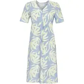 Ringella Elegant flora nachthemd blauw | Maat 54