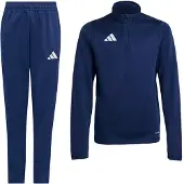 Adidas Entrada 26 Trainingspak 1/4-Zip Kids Donkerblauw Wit