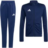Adidas Entrada 26 Trainingspak Full-Zip Kids Donkerblauw Wit