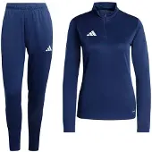 Adidas Entrada 26 Trainingspak 1/4-Zip Dames Donkerblauw Wit