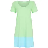 Ringella nachthemd groen blauw | Maat 42